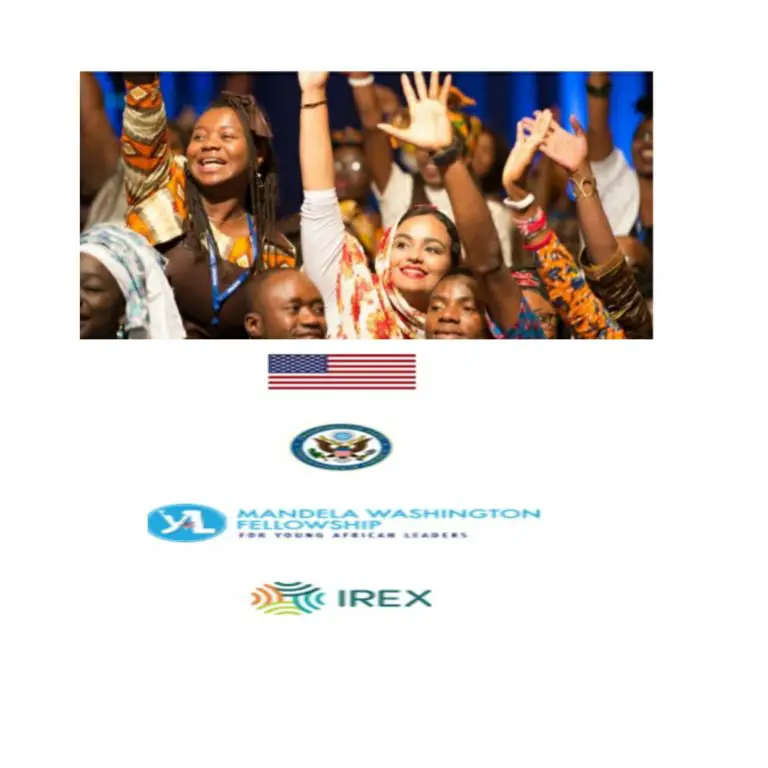Fully Funded to USA on Nelson Mandela Washington Fellowship 2022/2023