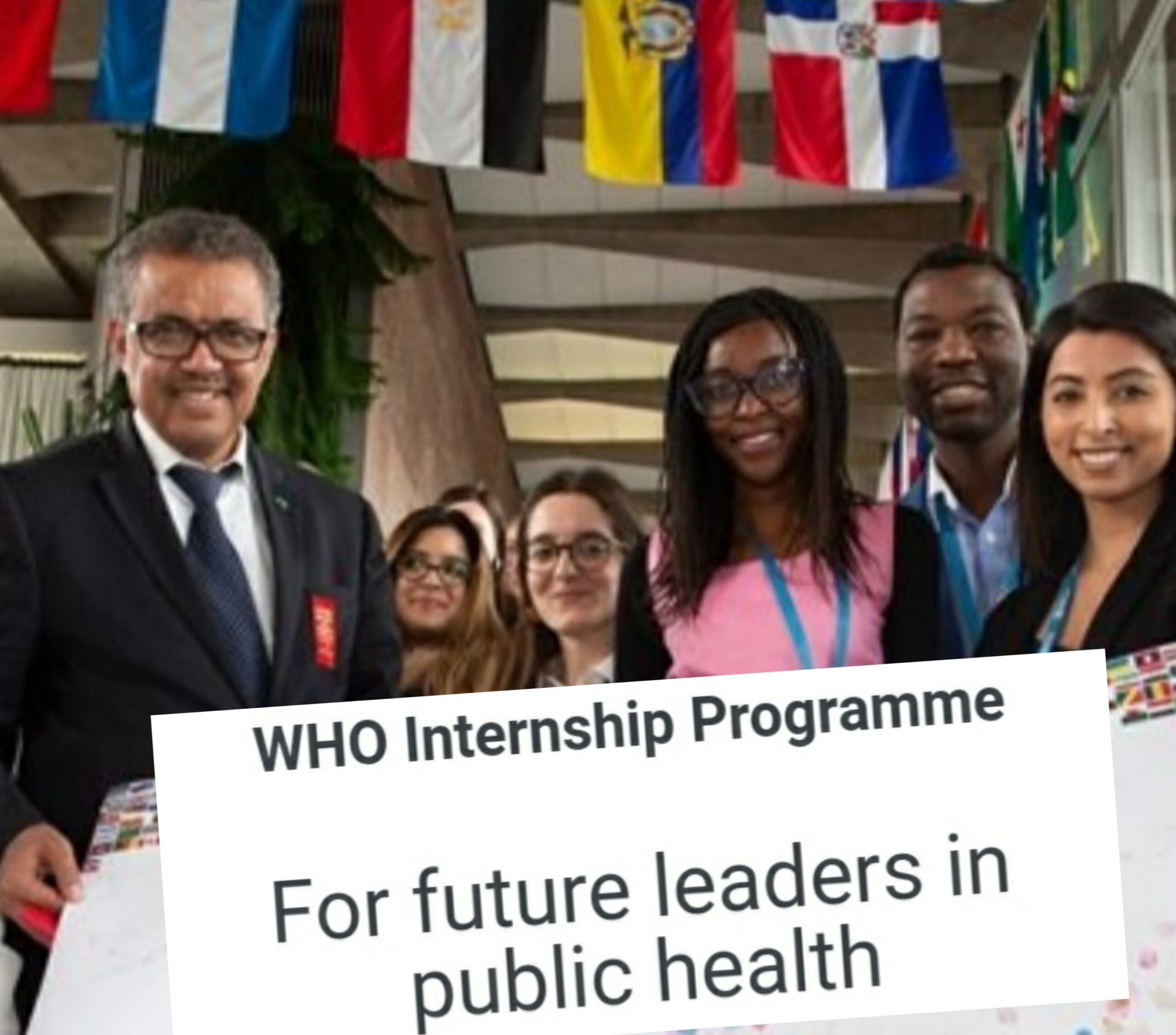 20220105 083547 scaled 1 - World Health Organization 2022 Paid Internship for all graduates and students.