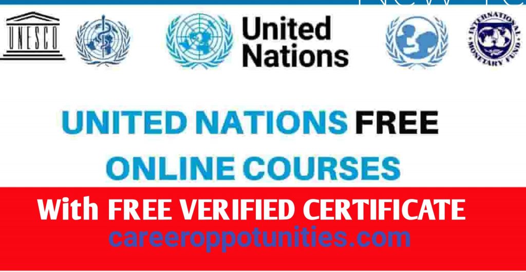 United Nations Free Online Courses with free Certificates