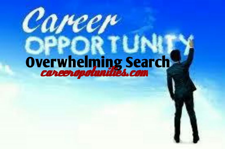 Overwhelming Opportunity Search