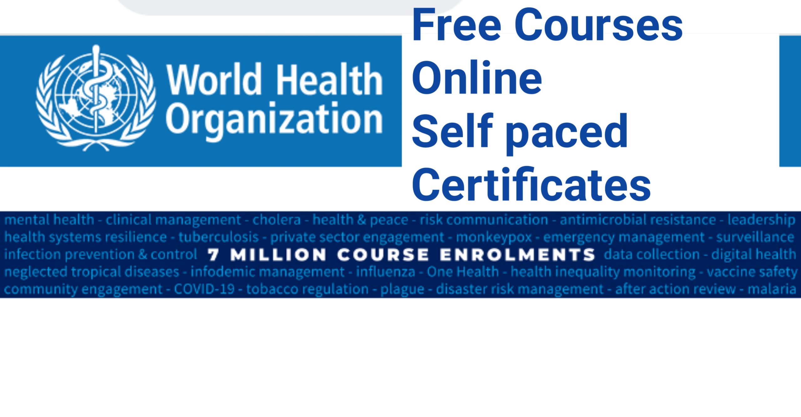 20220918 171501 scaled - World Health Organization Free online Courses (10, 000 plus) and Free Certificates