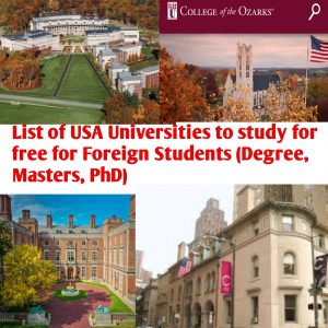 20220924 153409 - List of USA Universities to study for free for Foreign Students (Degree, Masters, PhD)