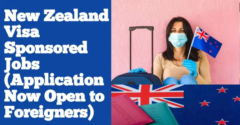New Zealand Visa Sponsored Jobs (Application Open to Foreigners)