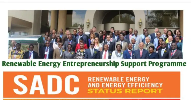 SADC Renewable Energy Entrepreneurship Faculty For Renewable Energy Entrepreneurs.
