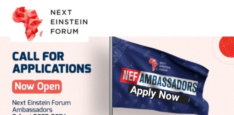 Next Einstein Forum (NEF) Young Ambassador Programme 2022/2024 for Young Africans