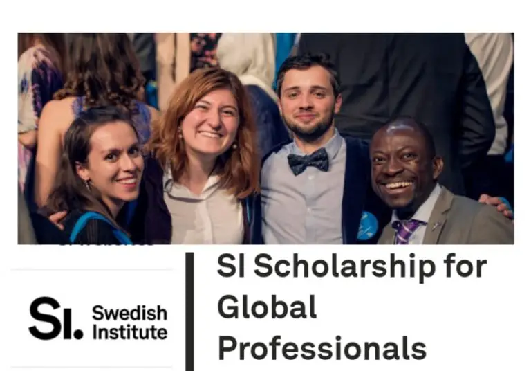 Swedish Institute Scholarships for Global Professionals (SISGP) 2023/2024 for Master’s Level Studies in Sweden (Fully Funded)