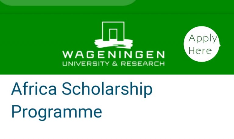 Wageningen University Africa Scholarship Programme (Masters) 2023/2024 for African Students – The Netherlands