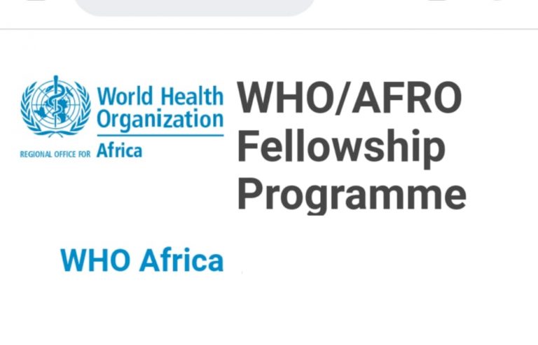 WHO/AFRO Fellowship Program on Public Health Emergencies for Africans