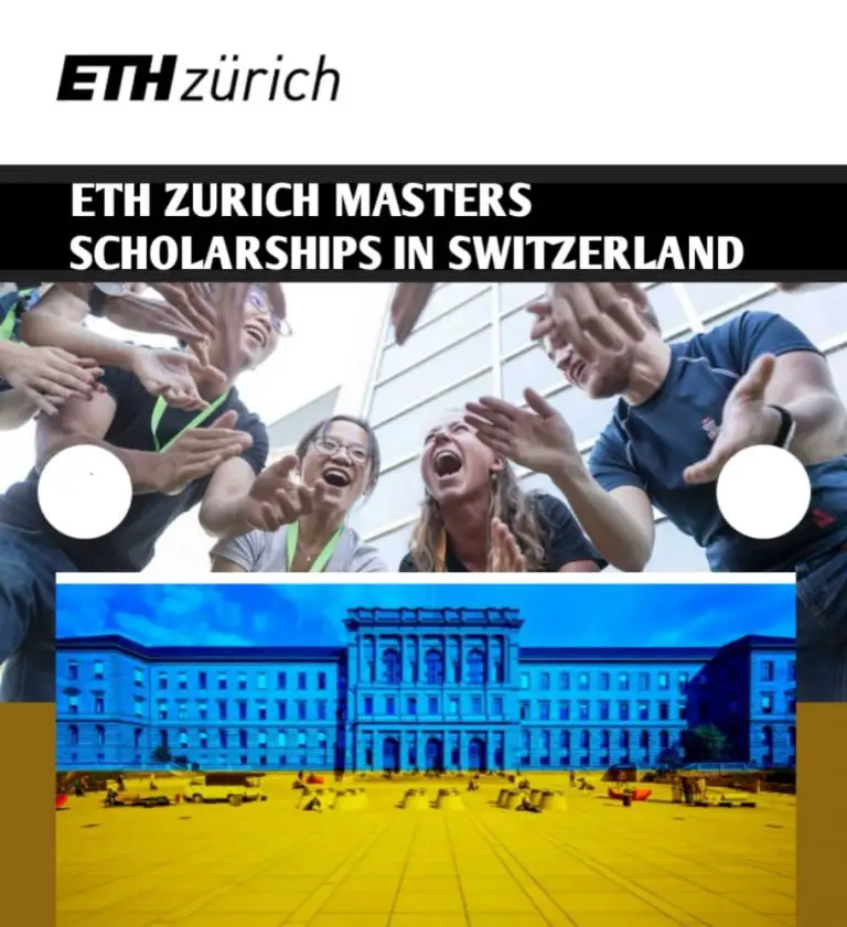 ETH ZURICH MASTERS SCHOLARSHIPS IN SWITZERLAND