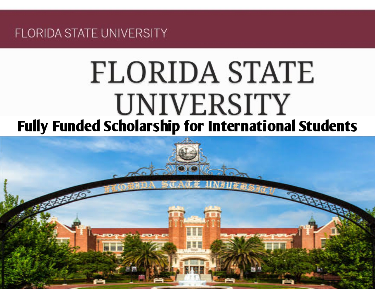 20221121 120913 - Florida State University, USA Fully Funded Scholarship for International Students