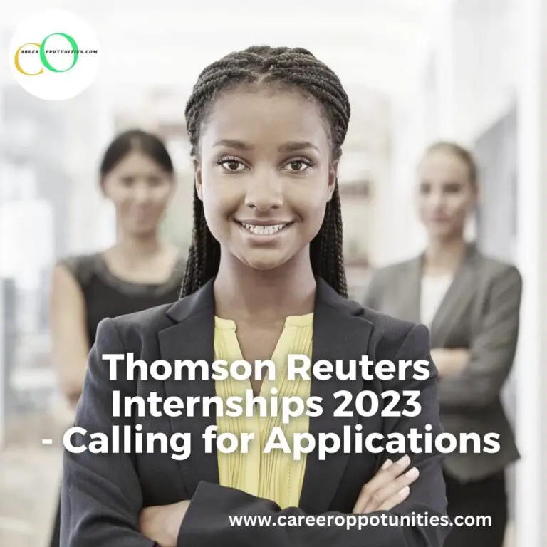Thomson Reuters Internship 2023 | Application Process