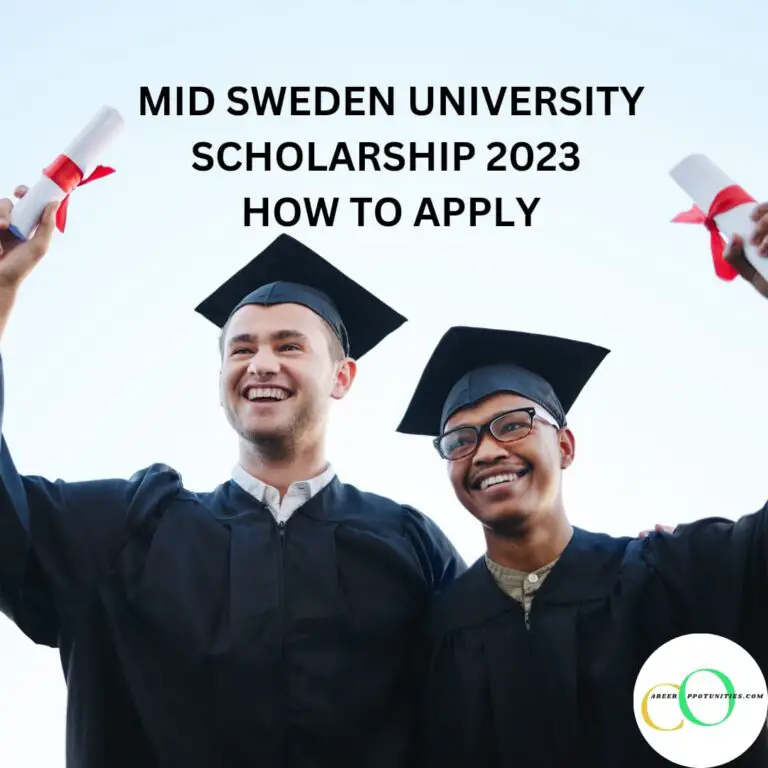 Mid Sweden University Scholarship 2023 – How To Apply