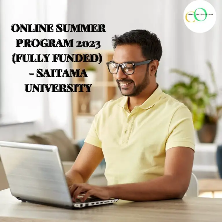 Saitama University Online Summer Program 2023 | Fully Funded