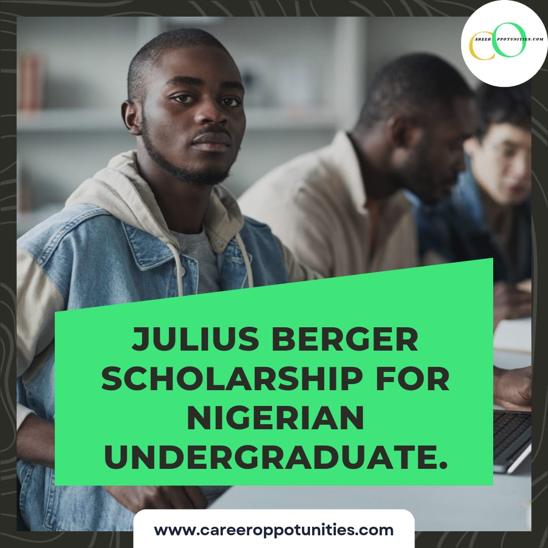 Julius Berger Scholarship for Nigerian Undergraduate 2022/2023