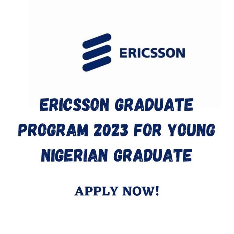 Ericsson Graduate Program 2023 for Young Nigerian Graduate