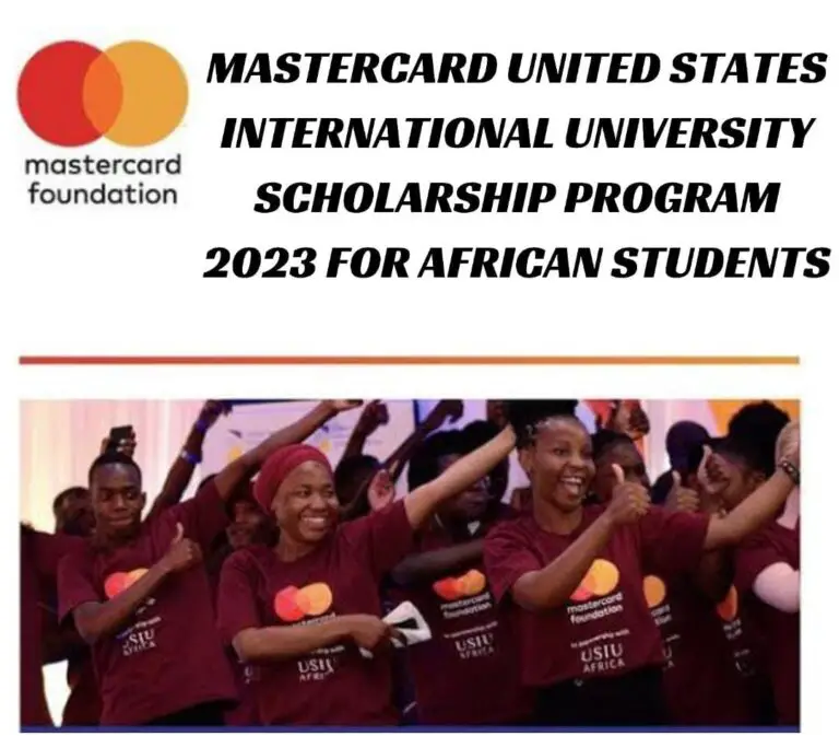Mastercard United States International University Scholarship Program 2023 For African Students