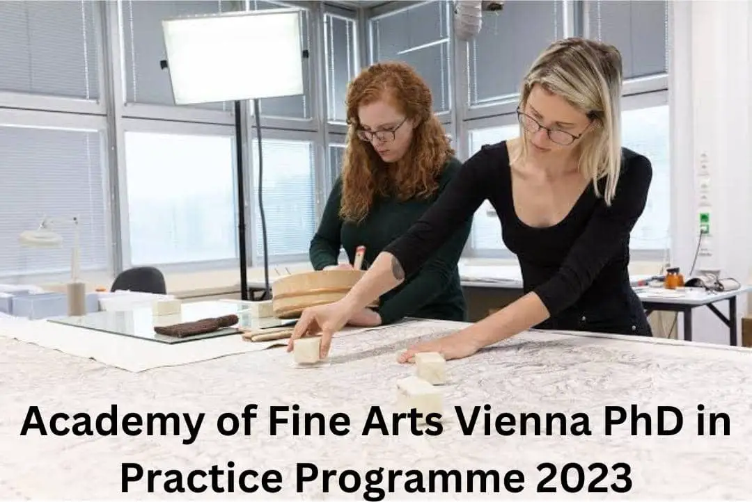 Academy of Fine Arts Vienna PhD in Practice Programme 2023