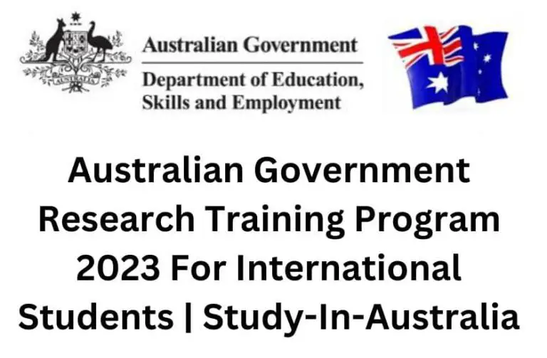 Australian Government Research Training Program 2023 For International Students | Study-In-Australia