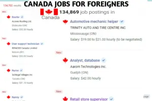 Canada jobs for foreigners
