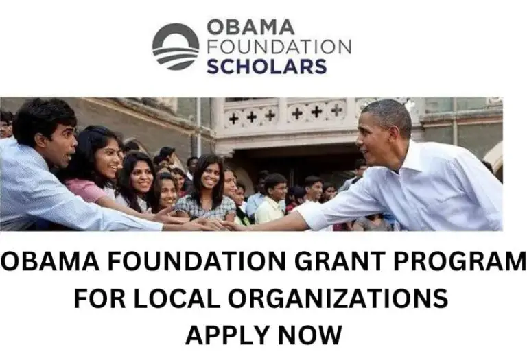 Obama Foundation Grant Program For Local Organizations | Apply Now