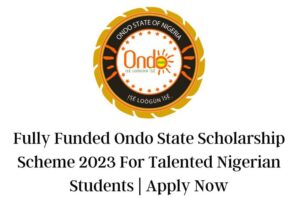 Ondo State Scholarship