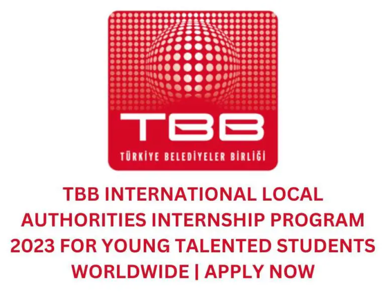 TBB International Local Authorities Internship Program 2023 for Young Talented Students Worldwide | Apply Now