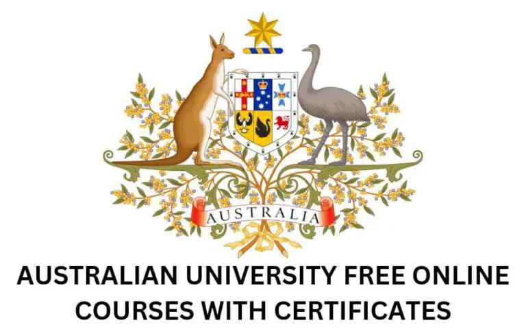 Australian University Free Online Courses with Certificates