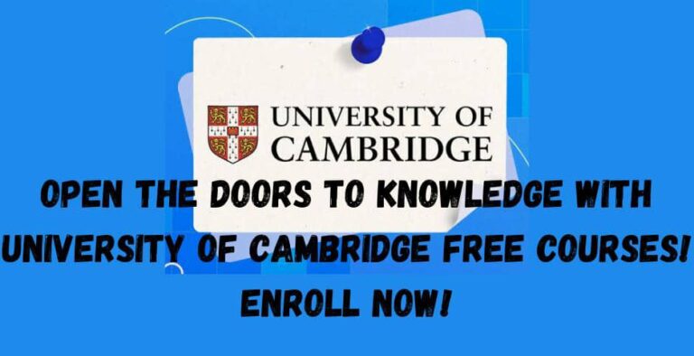 University of Cambridge Free Online Courses