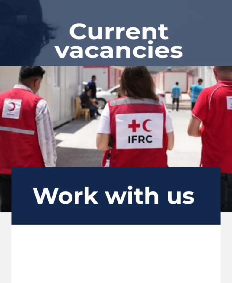 IFRC jobs: Open Career Opportunities at International Federation of Red Cross