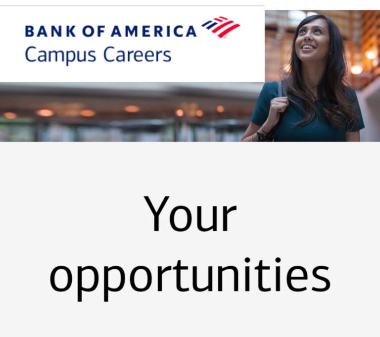 Bank of America Campus Career for Africa Students.(Benefits and details)