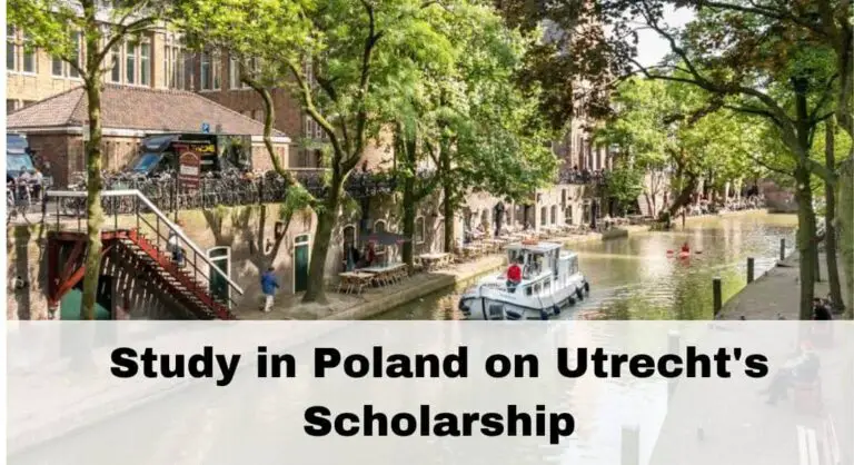 Fully Funded Utrecht 2024 Masters’ Scholarship to Study in Poland