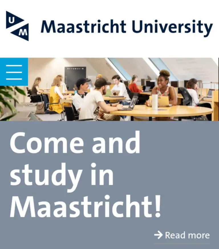 Study in Netherlands on Fully Funded 2024 Scholarship by the Maastricht University 