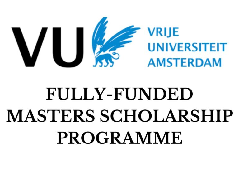 VU Masters Scholarship Programme (VUFP) 2024/2025 For International Students: Apply Now!