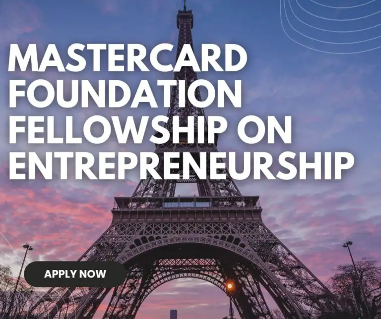 Jim Leech Mastercard Foundation Fellowship On Entrepreneurship 2024 For African Students And Recent Graduates: Apply Now!