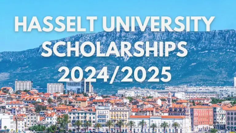 Hasselt University Master Of Transportation Sciences Scholarships 2024/2025: For Students From Developing Countries