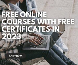 online courses with free certificates
