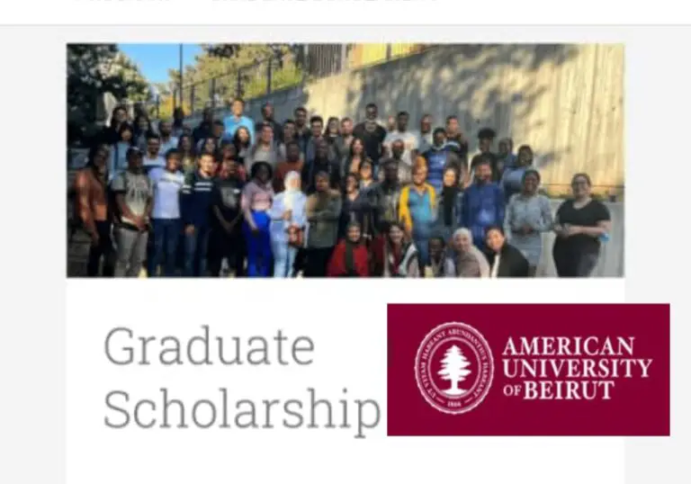 American University of Beirut Graduate Scholarship 2024/2025