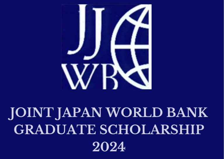 Joint Japan World Bank Graduate Scholarship 2024 (Fully Funded)