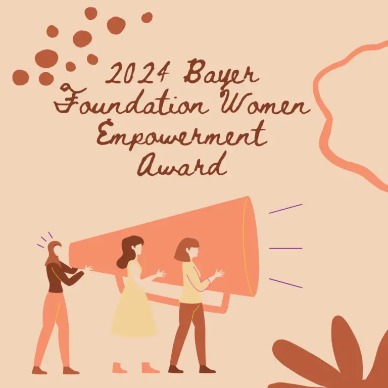 2024 Bayer Foundation Women Empowerment Award
