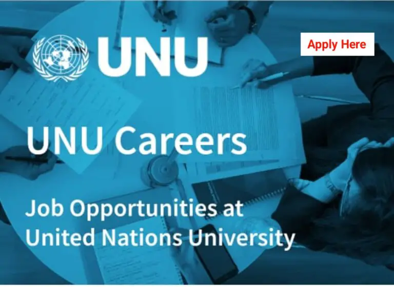 Open Job Opportunities at United Nations University (Positions for All Countries)