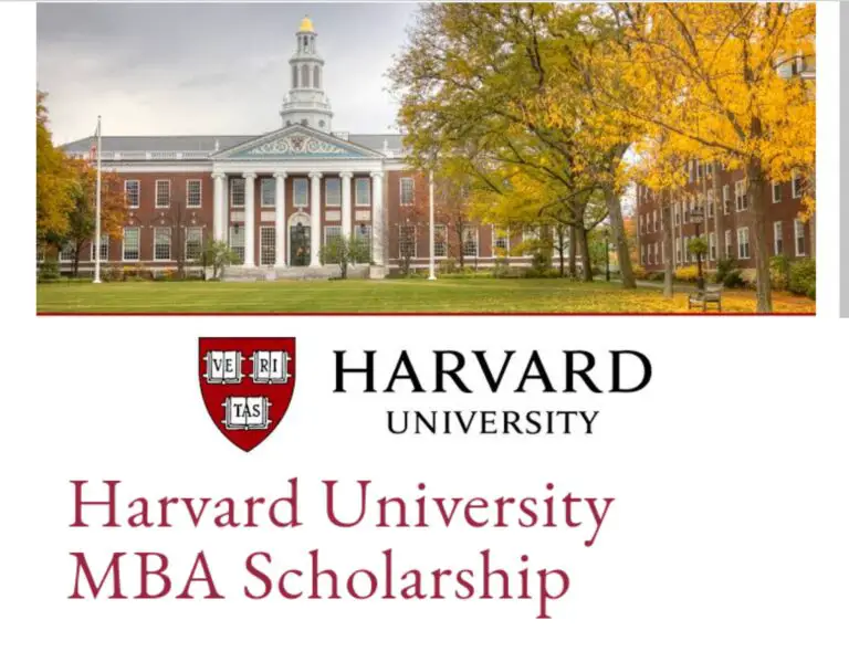 Harvard University MBA Full Scholarship (102 US Dollars Award)