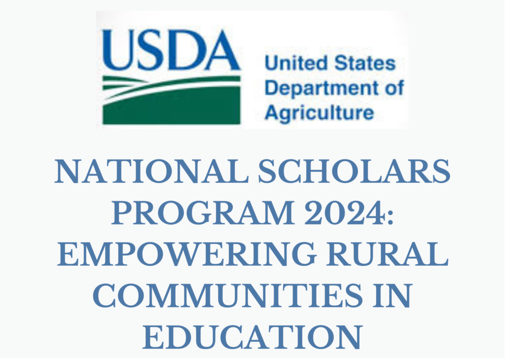 USDA National Scholars Program 2024