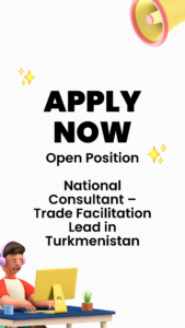 White 3D We Are Hiring Instagram Story 20240204 094039 0000 - APPLY NOW: National Consultant – Trade Facilitation Lead in Turkmenistan