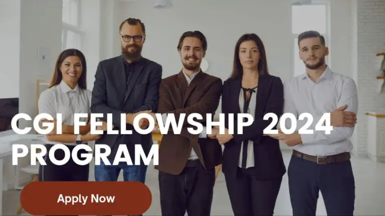 Apply now for the CGI Fellowship 2024 Program!