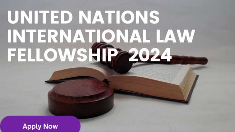 United Nations International Law Fellowship 2024 (Fully Funded)