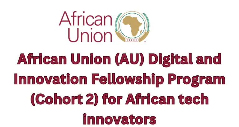 African Union (AU) Digital and Innovation Fellowship Program (Cohort 2) for African tech innovators