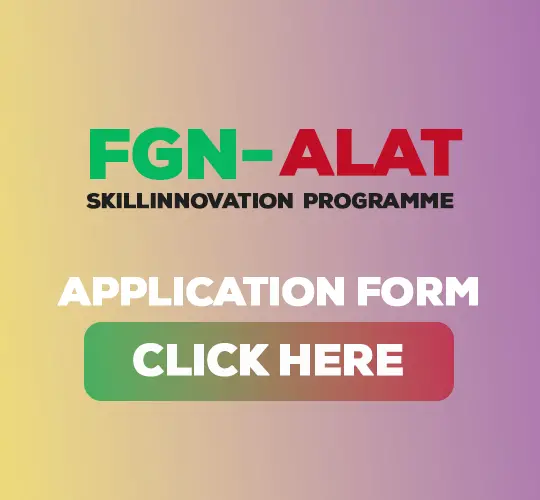 fgn alat register - The FGN-ALAT Digital Skillnovation Program Cohort 2 is tailored for young Nigerians.