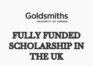 Goldsmiths University Scholarship