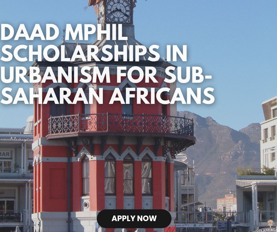 DAAD MPhil Southern Urbanism Scholarships 2024