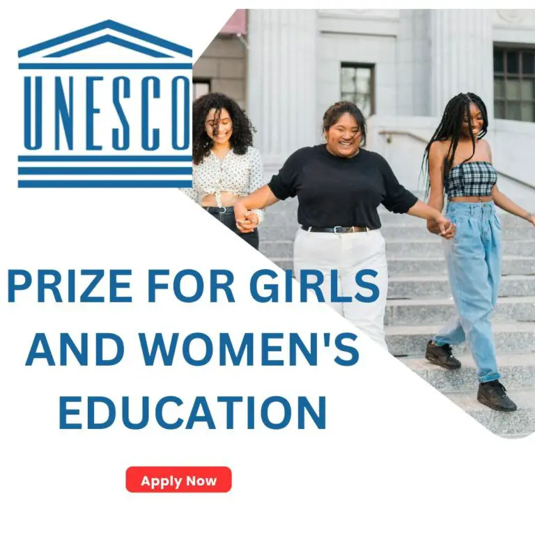 UNESCO Prize For Girls And Women’s Education 2024